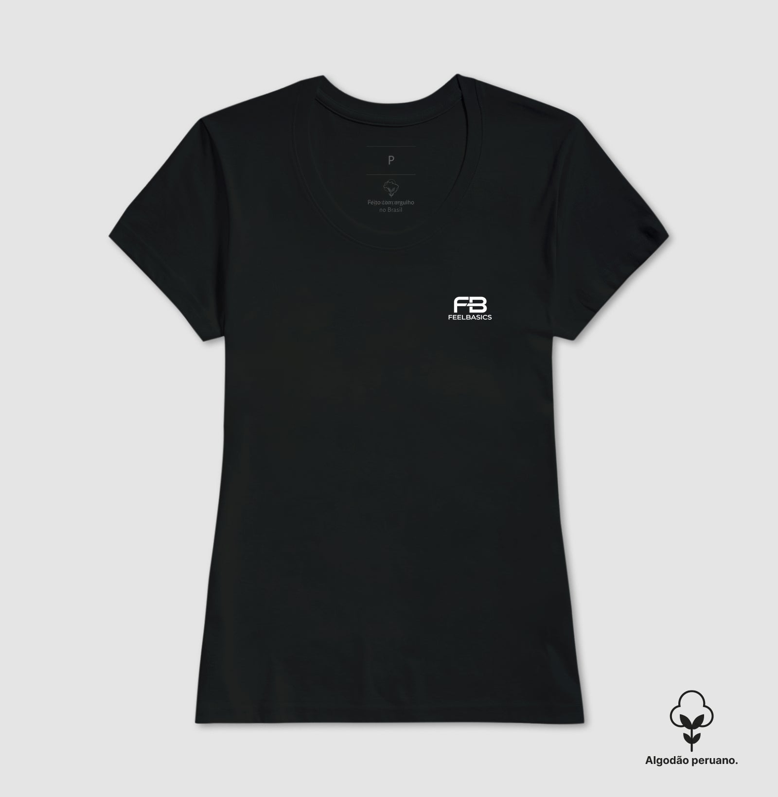 Camiseta Algodão Peruano Feel Basics