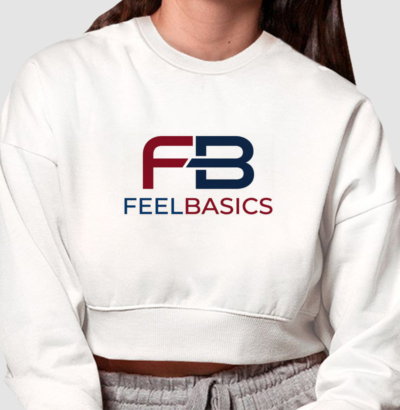 Cropped Moletom Feel Basics